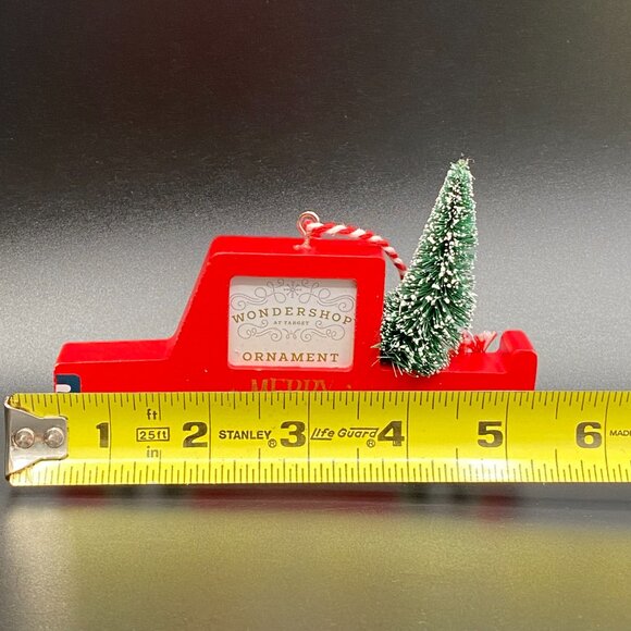 Target Wondershop Red Truck Photo Frame Christmas Tree Ornament Holiday Decor - Picture 11 of 12